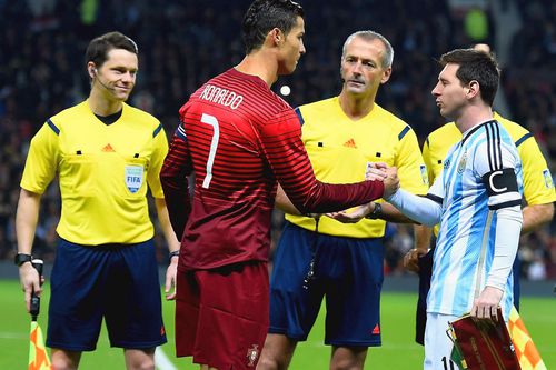 Cristiano Ronaldo și Messi (foto: Guliver/Getty Images)