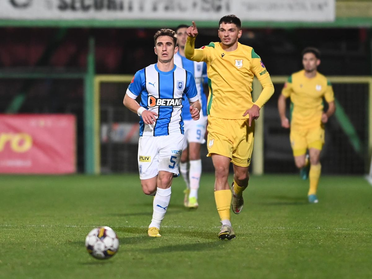 Trei puncte fără glorie! Universitatea Craiova câștigă la limită cu Mioveni, la primul meci după plecarea lui Rădoi