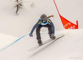 Kata Mandel, la fel ca la FOTE: locul 4 în finala de snowboard cross în Austria