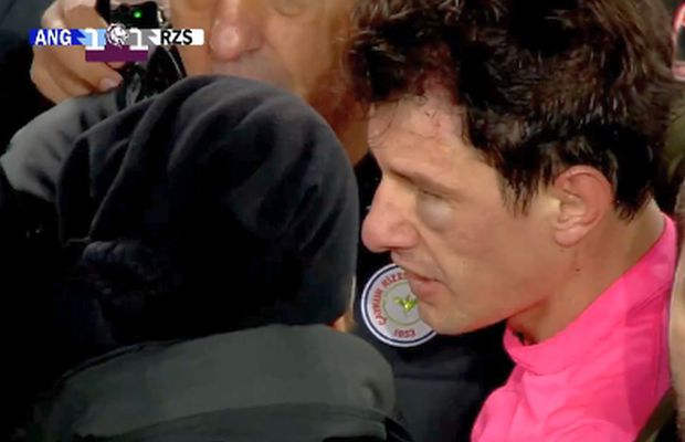 Arbitrul bătut de bașkanul turc pe teren a luat o decizie radicală. Care este starea lui după controlul medical