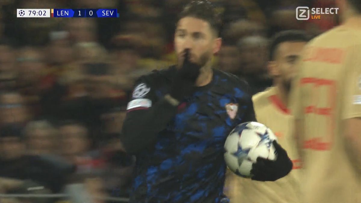 FOTO Golul lui Sergio Ramos în Lens - Sevilla 1-1