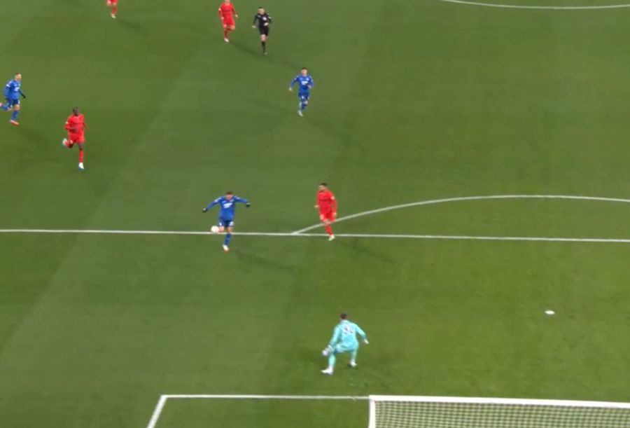 Poziția din care Bruun Larsen a trimis mult pe lângă poartă FCSB, meci mare și în Germania, cu Hoffenheim » Nu mai poate rata calificarea în următoarea fază din Europa League!