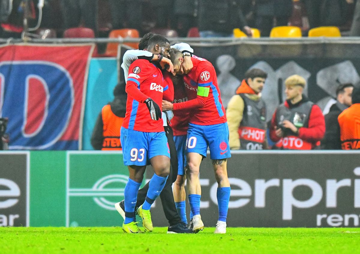 Bucurie dezlănțuită pentru FCSB, după golul dramatic din prelungiri » Charalambous a oferit imaginile serii