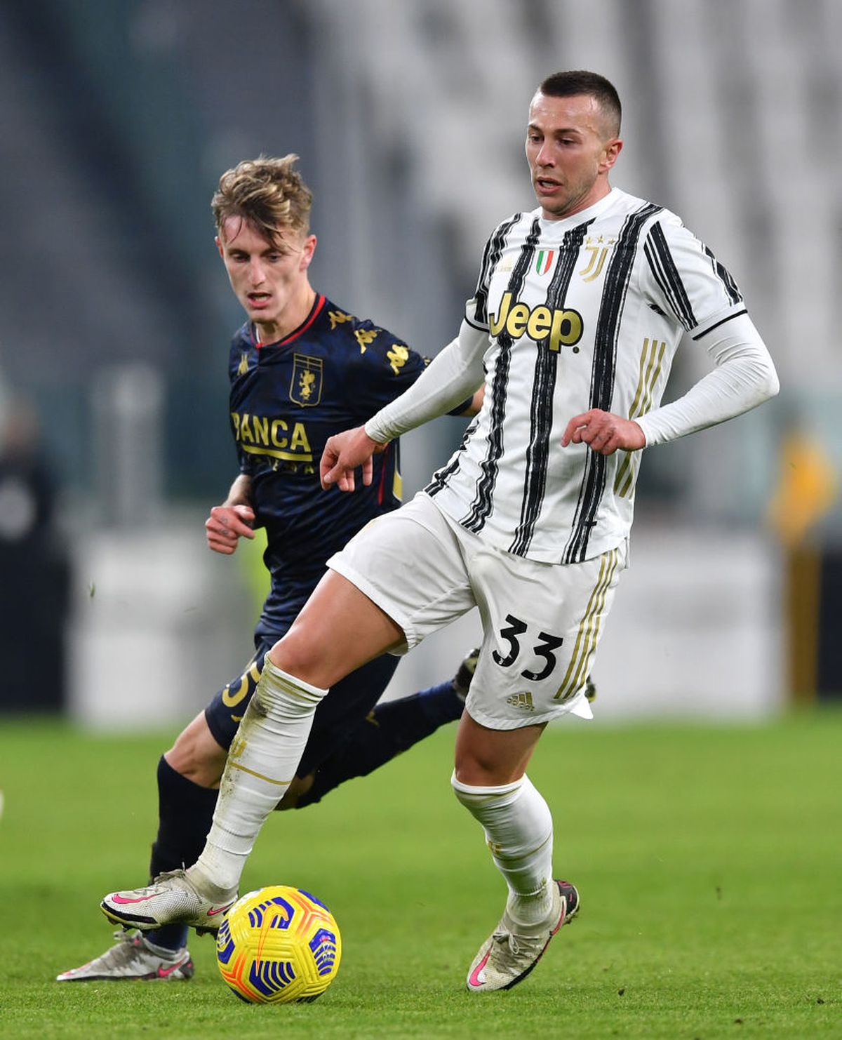 Juventus - Genoa 3-2. FOTO Radu Drăgușin, integralist în meciul care a dus-o pe Juventus în „sferturile” Cupei Italiei: „S-a descurcat fantastic pentru un puști de 18 ani!”