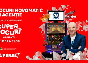 Azi jucăm în Agenție! Sloturi Novomatic pe un aparat clasic la Superbet Premium Store, live de la 21 pe canalul Youtube Superbet!