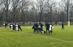 Naționala de rugby a României s-a reunit pentru prima dată în 2023