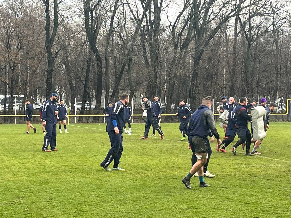 Națională de rugby a României s-a reunit vineri, 13 ianuarie 2023