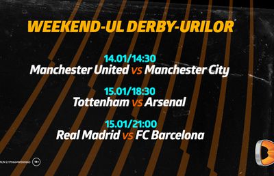 Etapă de foc în  Europa! 2 zile, 3 derby-uri, un singur loc potrivit pentru fanii fotbalului