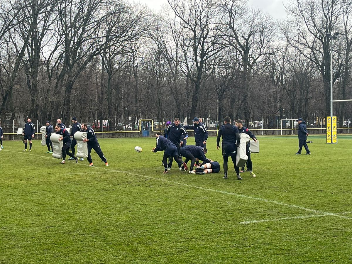 Națională de rugby a României s-a reunit vineri, 13 ianuarie 2023
