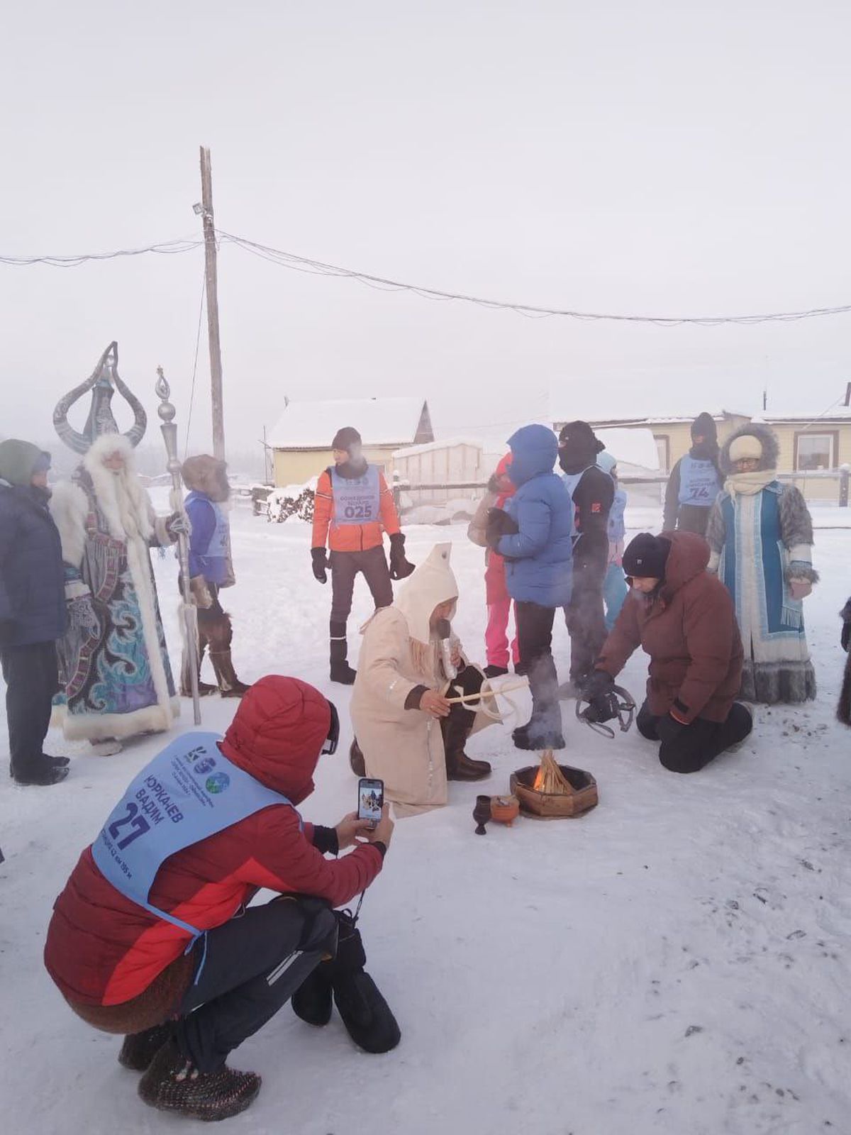 Imagini incredibile de la maratonul din Siberia, desfășurat la -52 de grade! „Tălpile termice m-au salvat”