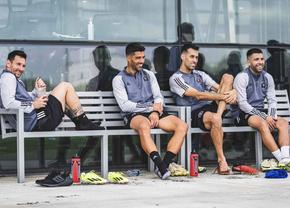 Imaginea care îi va întrista pe toți fanii Barcelonei » Messi, Suarez, Jordi Alba și Busquets au revenit la antrenamentele celor de la Inter Miami