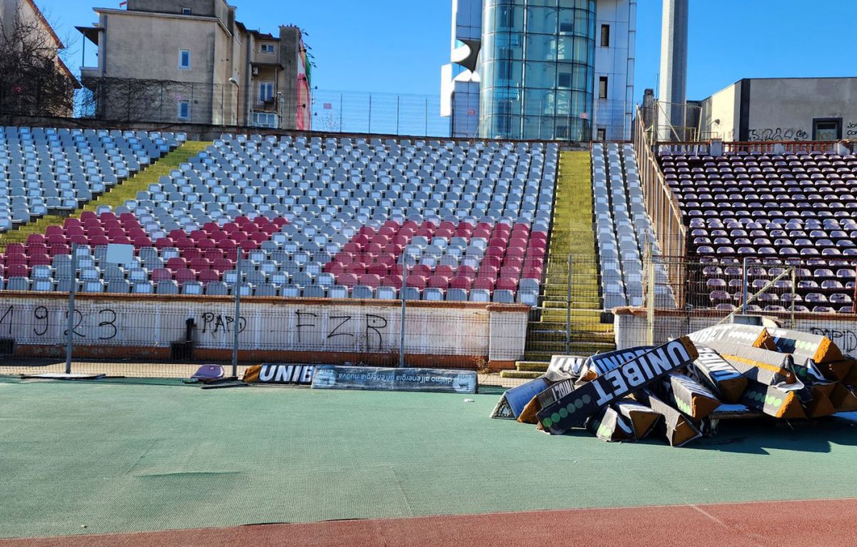 FZR în ADN » Reporterii GSP au intrat pe stadionul lui Dinamo, unde rapidiștii își fac de cap. „Ca la noi la nimeni”