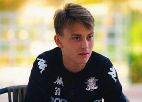 Fiul lui Dan Șucu, sincer în primul cantonament cu Rapid: „Sunt cam schilod, în rest am fizic bun” + „Vreau titlul și un transfer afară”
