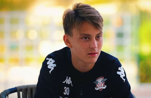 Fiul lui Dan Șucu, sincer în primul cantonament cu Rapid: „Sunt cam schilod, în rest am fizic bun” + „Vreau titlul și un transfer afară”