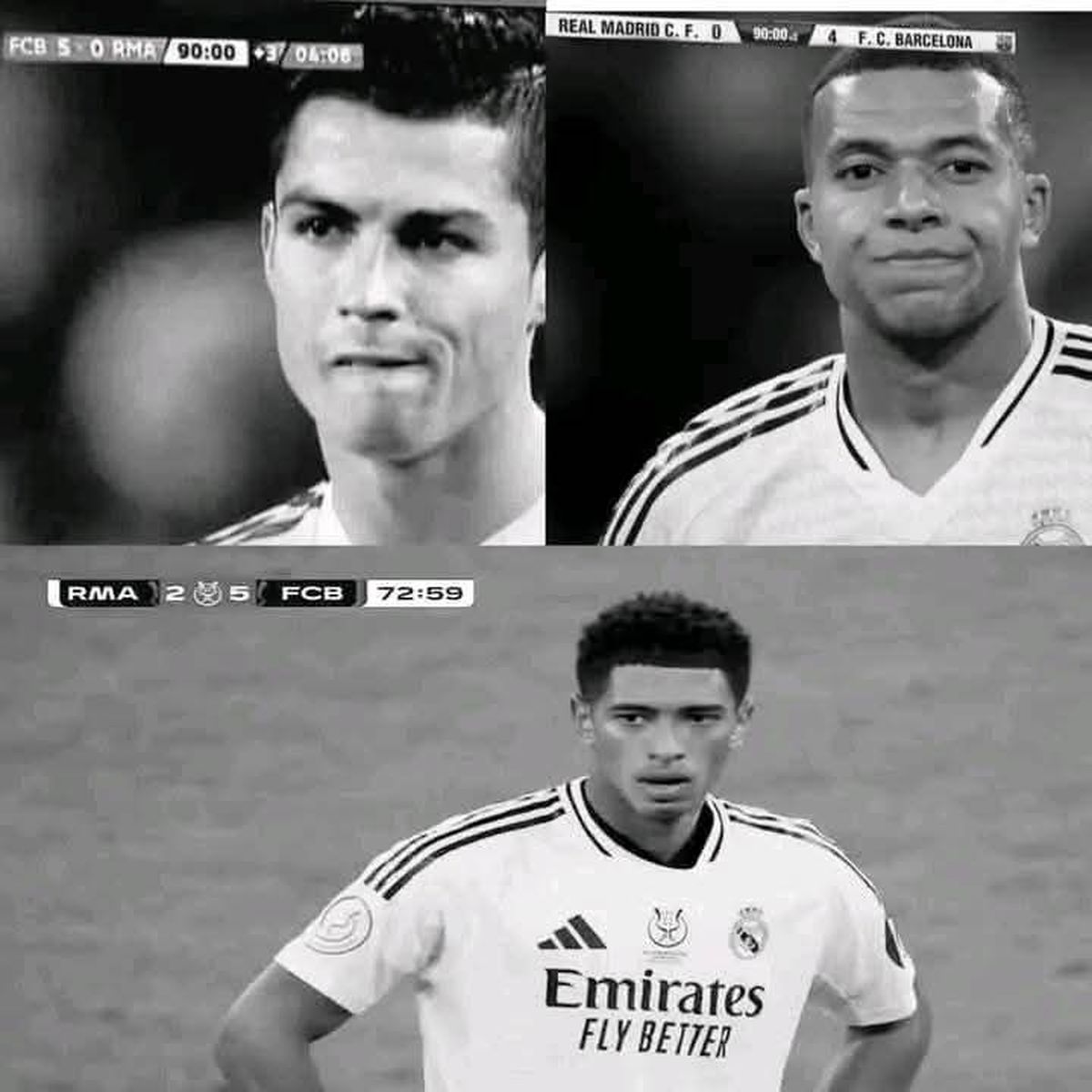 Real Madrid, ținta glumelor după eșecul umilitor cu Barcelona » Cele mai bune meme-uri apărute după El Clasico