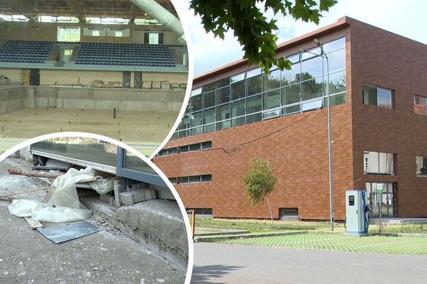 GALERIE FOTO Se reiau lucrările în orașul care a dat mari campioane » Așteptare de 14 ani