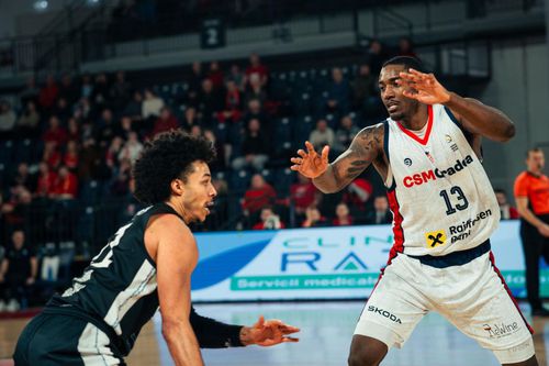 Kalif Young, MVP-ul rundei a 16-a/Foto: Facebook (CSM Oradea)