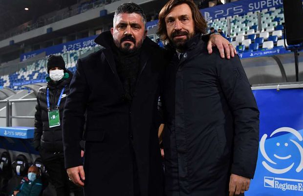 Napoli - Juventus: Îl demite Pirlo pe prietenul Gattuso? Trei PONTURI pentru derby-ul din Serie A