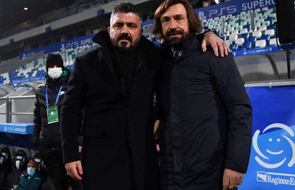 Napoli - Juventus: Îl demite Pirlo pe prietenul Gattuso? Trei PONTURI pentru derby-ul din Serie A