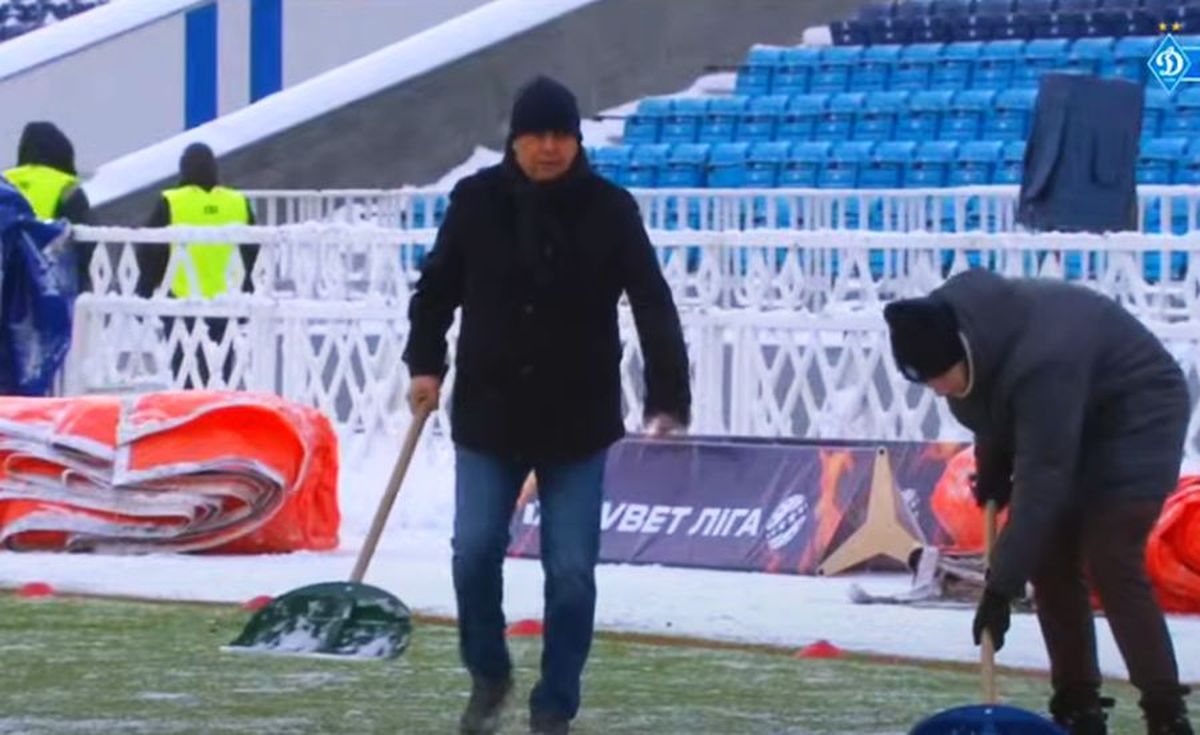 FOTO Mircea Lucescu a oferit imaginile zilei! A trecut la munca de jos, înaintea primului meci oficial din 2021