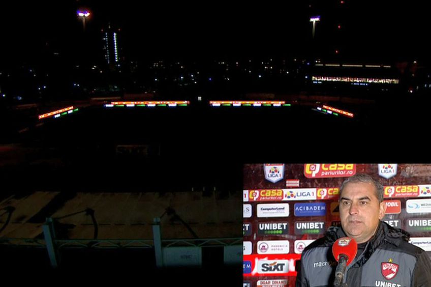Ionel Gane, la interviul dinaintea meciului Dinamo - Sepsi // foto: captură @ Telekom Sport