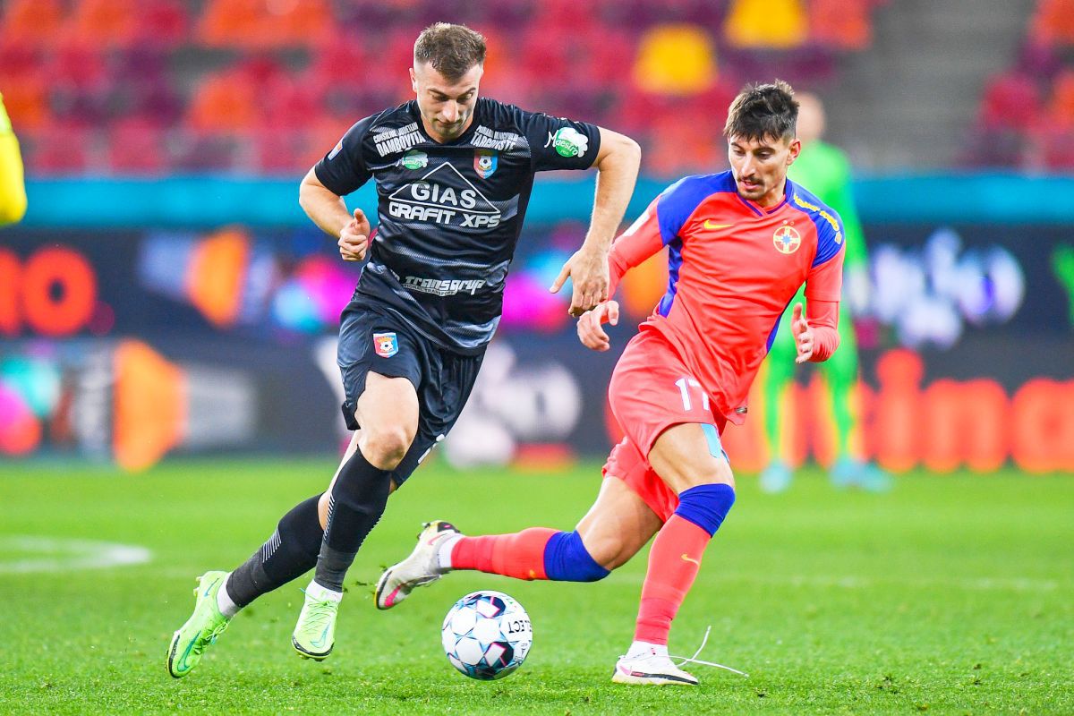 Chivulete a anulat două goluri, pe final, în FCSB - Chindia » Ce s-a văzut pe reluările TV