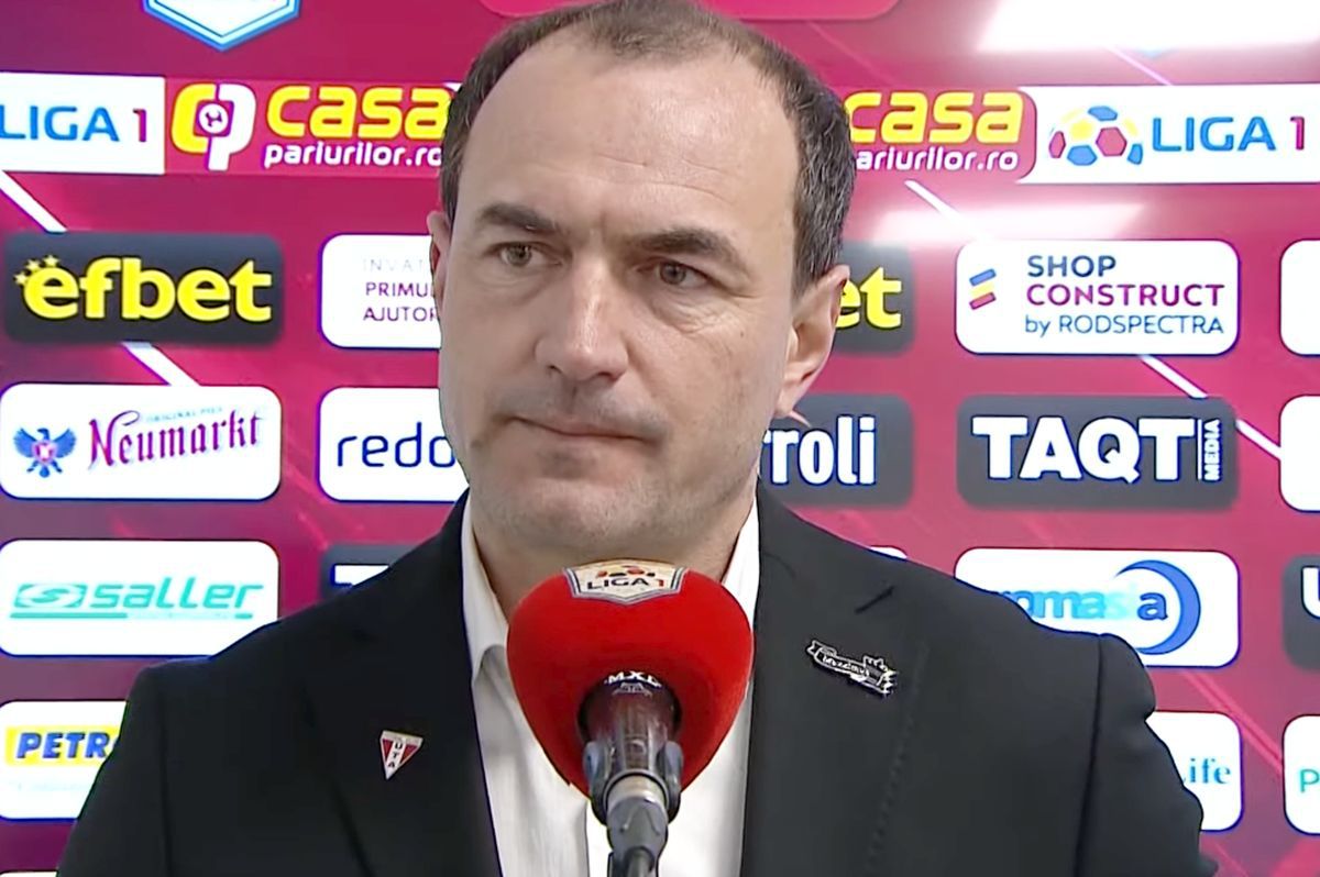 Ionuț Badea, după 0-0 cu Dinamo: „Au jucat în semicerc, ca la handbal. Nu am pregătit echipa pentru așa ceva”