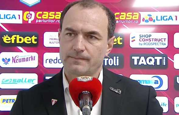 Ionuț Badea, după 0-0 cu Dinamo: „Au jucat în semicerc, ca la handbal. Nu am pregătit echipa pentru așa ceva”