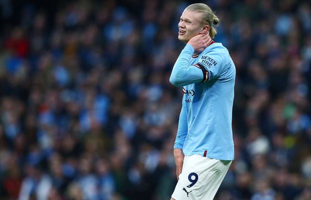 Emoții cu Haaland » Scos la pauză și incert pentru derby-ul cu Arsenal