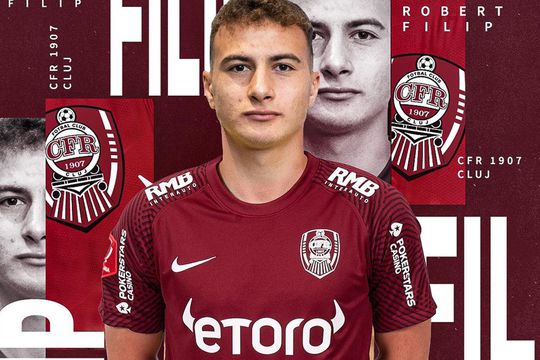 Robert Filip/ foto: Facebook @ CFR 1907 Cluj