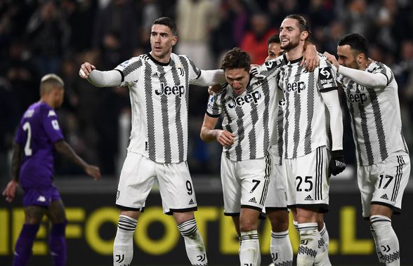 Juventus, victorie cu emoții în fața Fiorentinei, în Serie A