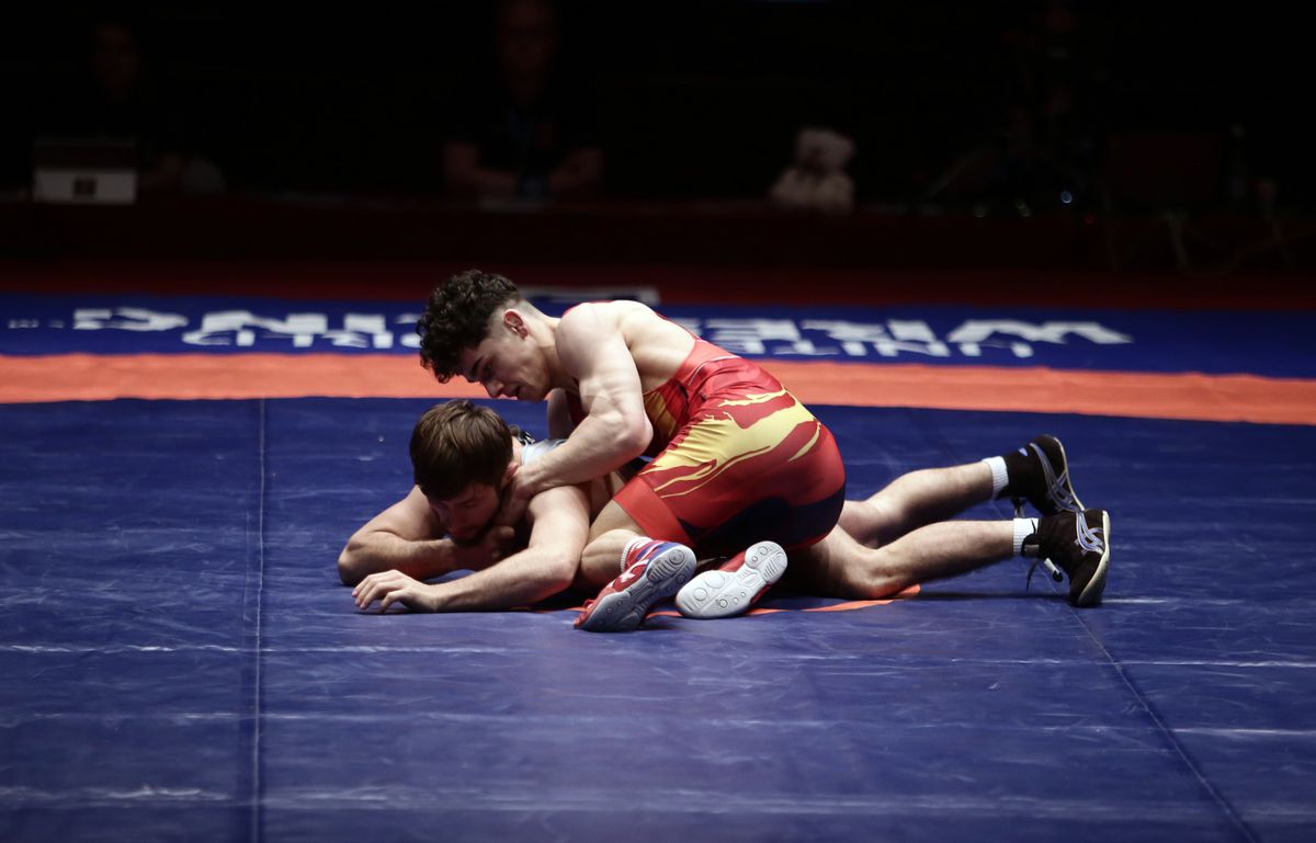 Prima medalie tricoloră la Europenele de lupte de la București » Denis Mihai a repetat bronzul de anul trecut
