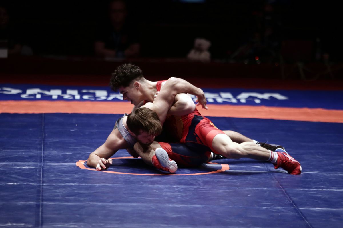 Prima medalie tricoloră la Europenele de lupte de la București » Denis Mihai a repetat bronzul de anul trecut