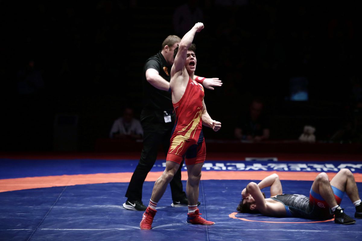 Prima medalie tricoloră la Europenele de lupte de la București » Denis Mihai a repetat bronzul de anul trecut