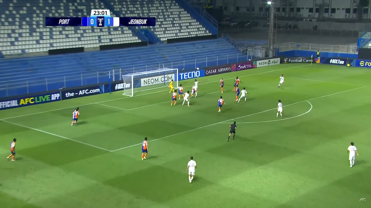 Andrea Compagno a marcat la debutul pentru Jeonbuk