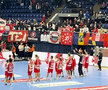 Dinamo, învinsă de Veszprem și la returul din Liga Campionilor » Moment emoționant în minutul 8 al meciului din Polivalentă
