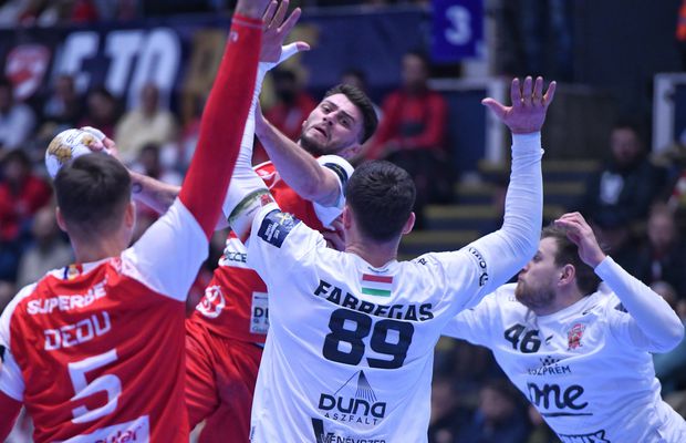 Dinamo, învinsă de Veszprem și la returul din Liga Campionilor » Moment emoționant în minutul 8 al meciului din Polivalentă