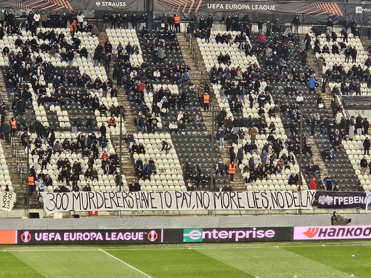 Ce a apărut pe transmisiunea TV din Grecia la PAOK - FCSB: „Toți spun așa”