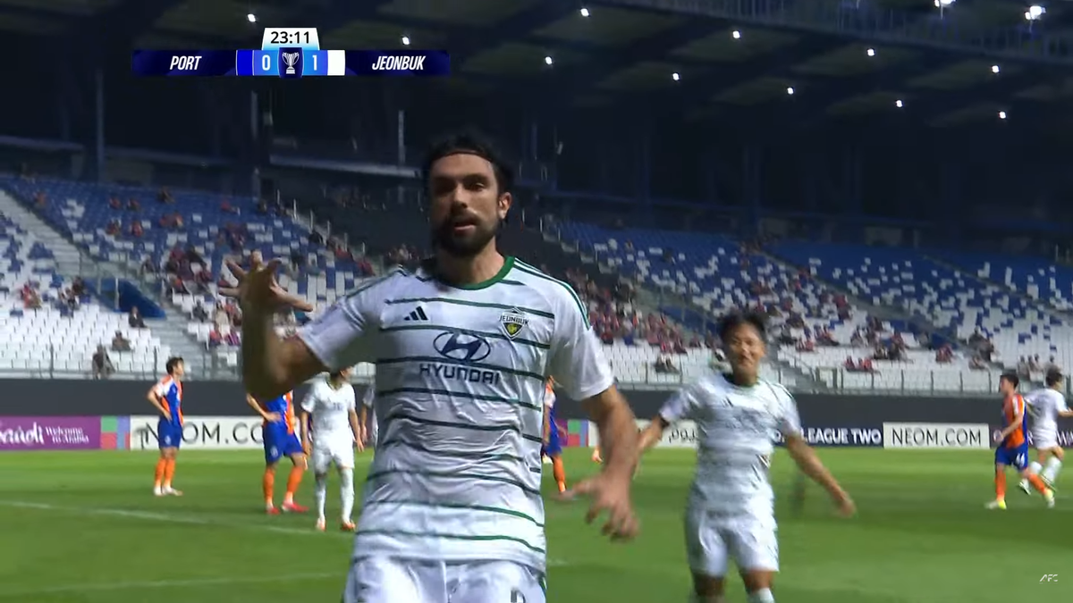 Andrea Compagno a marcat la debutul pentru Jeonbuk