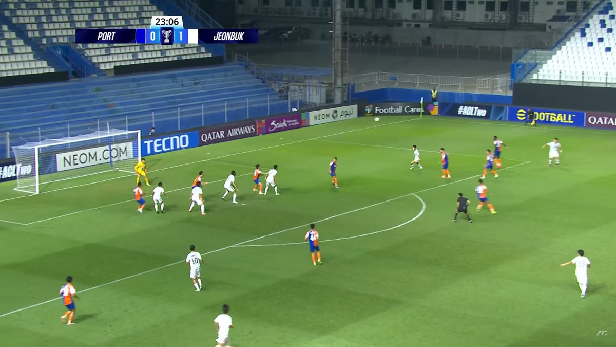 Andrea Compagno a marcat la debutul pentru Jeonbuk