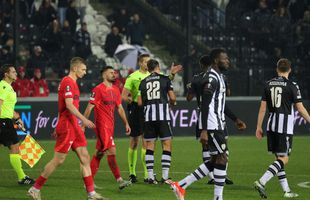 „ROȘU” stupid încasat în PAOK - FCSB » Nici reacția lui Ngezana n-a scăpat nesancționată