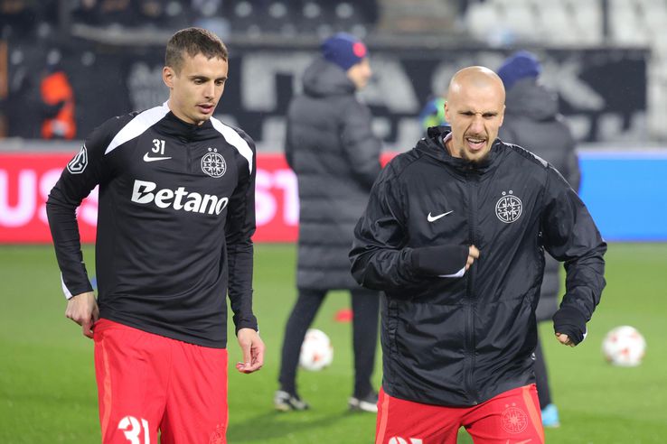 Imagini de la încălzire PAOK - FCSB / Foto: Ionuț Iordache GSP