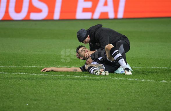 Accidentare HORROR în PAOK - FCSB » Jucătorul nu a mai putut continua partida