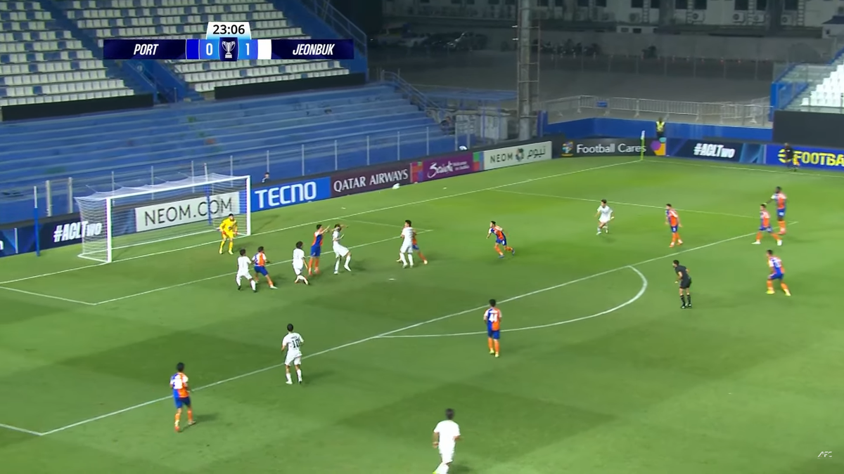 Andrea Compagno a marcat la debutul pentru Jeonbuk