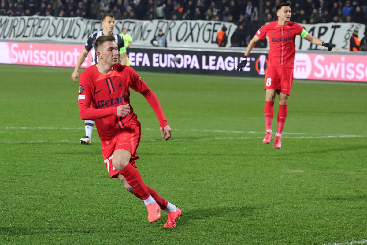 Impact instant! Gheorghiță și Dawa au marcat în PAOK - FCSB, foto: Ionuț Iordache (GSP)