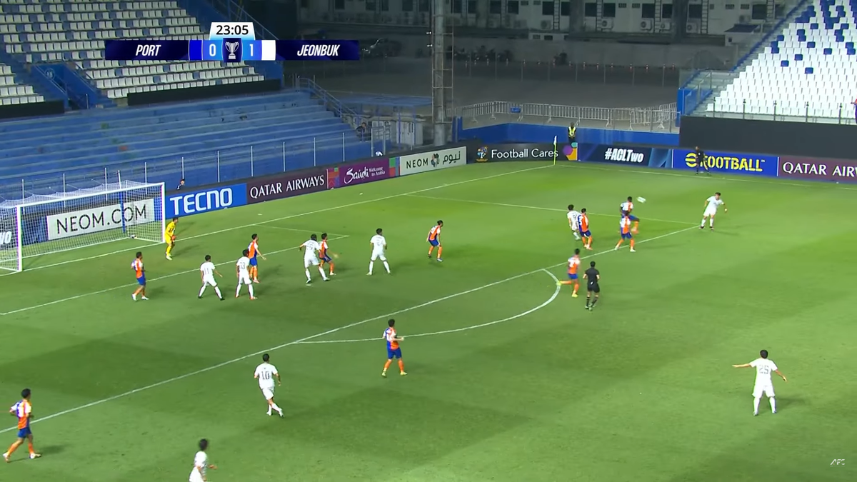 Andrea Compagno a marcat la debutul pentru Jeonbuk