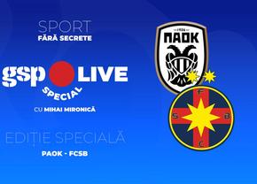 PAOK - FCSB » Roș-albaștrii speră să repete scenariul din Salonic și în play-off, dar Răzvan Lucescu vrea revanșa în Europa League! Analizăm cu Raul Rusescu și Costin Lazăr