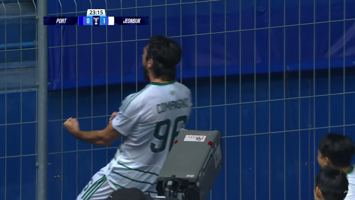 Andrea Compagno a marcat la debutul pentru Jeonbuk