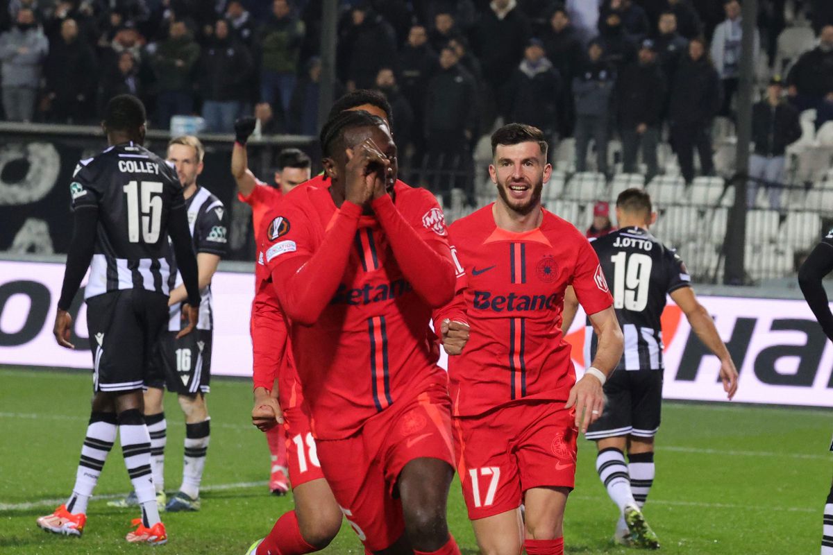 FCSB, remontada și victorie ISTORICĂ pe „Toumba” » În zece, PAOK-ul lui Răzvan Lucescu nu a avut replică contra roș-albaștrilor