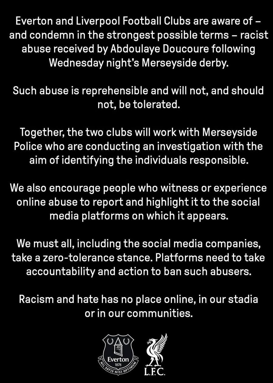 Derapaje rasiste după derby-ul Everton - Liverpool! Poliția a deschis deja o anchetă